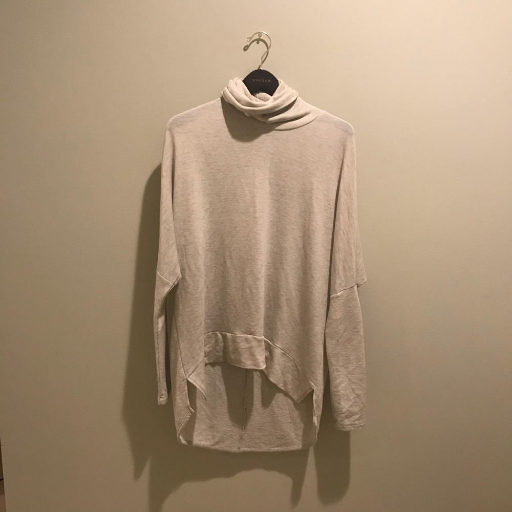 Ivory tunic turtleneck